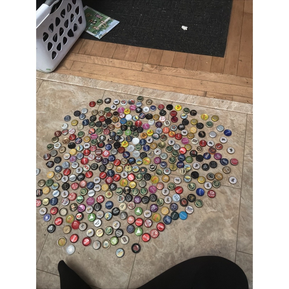 Lot of Beer  And Soda Bottle Caps 2 POUND Mixed Used Man Cave‎ Craft Resin